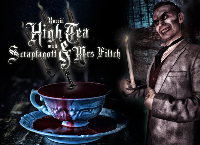 Scare Kingdom Horrid High Tea with Scrapfaggot & Mrs Filtch Review